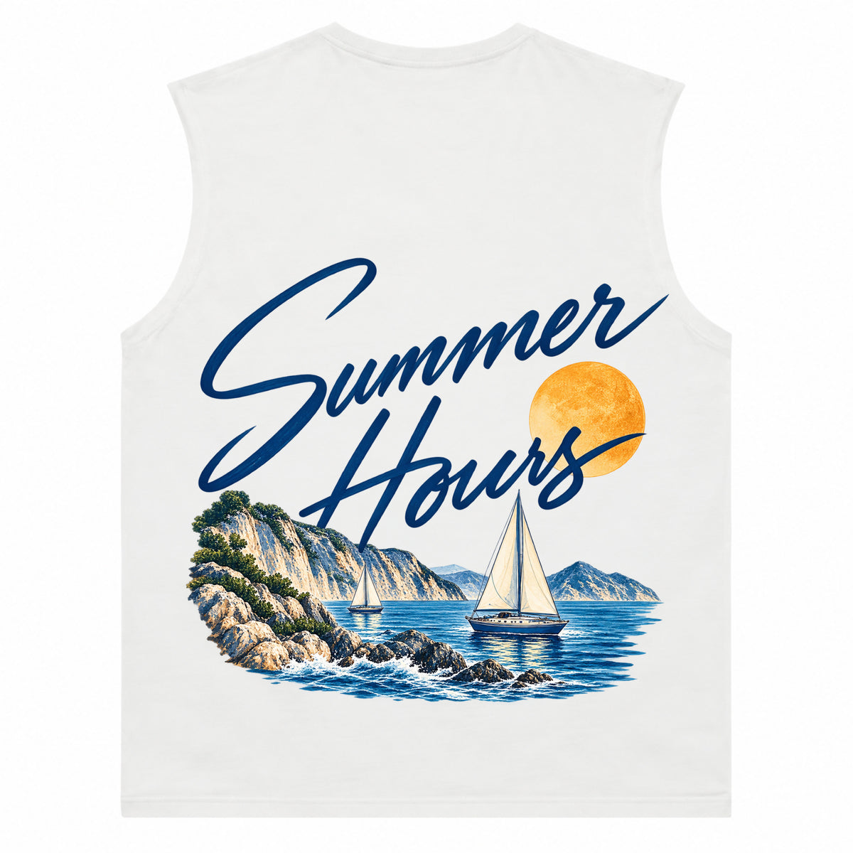 SUMMER HOURS SLEEVELESS