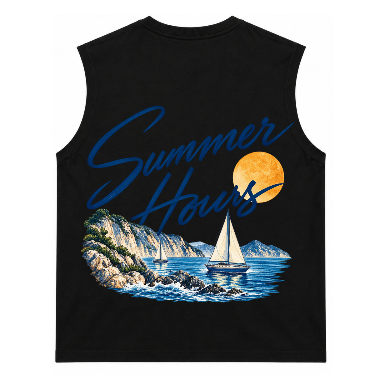 SUMMER HOURS SLEEVELESS